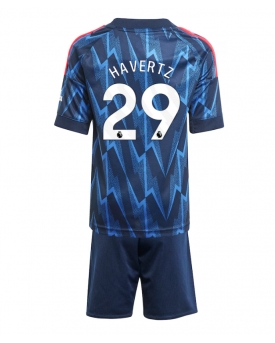Billige Fotballdrakt Arsenal Kai Havertz #29 Replika Bortedraktsett Barn 2025-26 Kortermet (med bukser)